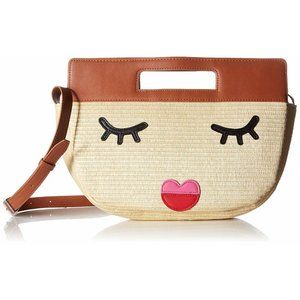 USA DEALS NOW Circus STRAW BAG HALF MOON NEW TKT